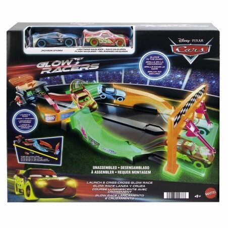 Pista Lanciatrice Mattel Glow Racers Fosforescente