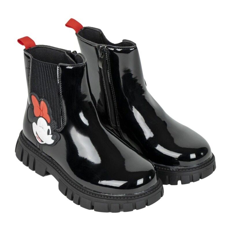 Stivali Casual per Bambini Minnie Mouse Nero Stivali Casual per Bambini Minnie Mouse Nero
