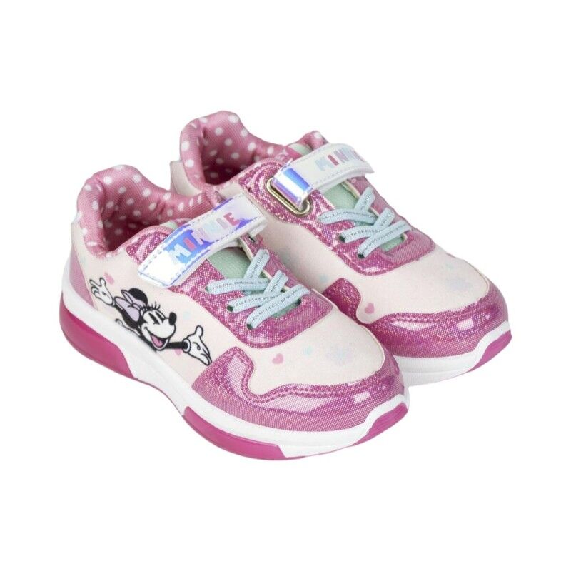 Scarpe Sportive con LED Minnie Mouse Rosa Scarpe Sportive con LED Minnie Mouse Rosa