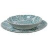 Servizio di Piatti Alexandra House Living Azzurro Porcellana 27 x 1 x 27 cm