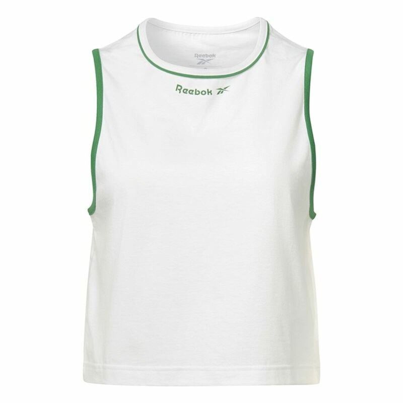 Maglia a Maniche Corte Uomo Reebok HT6259 Bianco Maglia a Maniche Corte Uomo Reebok HT6259 Bianco