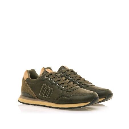 Scarpe da Tennis Casual Uomo Mustang Flore Kakhy Bussi Kakhy 84755 C56225 Verde