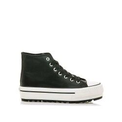 Scarpe da Tennis Casual Bambino Mustang Action Pu Black 60424 C20291 Nero