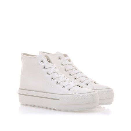 Scarpe da Tennis Casual Bambino Mustang Action Pu White 60424 C19667 Bianco