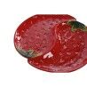 Piatto Home ESPRIT Rosso Gres 32 x 31 x 3,5 cm