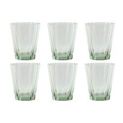 Set di Bicchieri Home ESPRIT Verde Cristallo 280 ml (6 Unità)