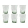 Set di Bicchieri Home ESPRIT Verde Cristallo 280 ml (6 Unità)