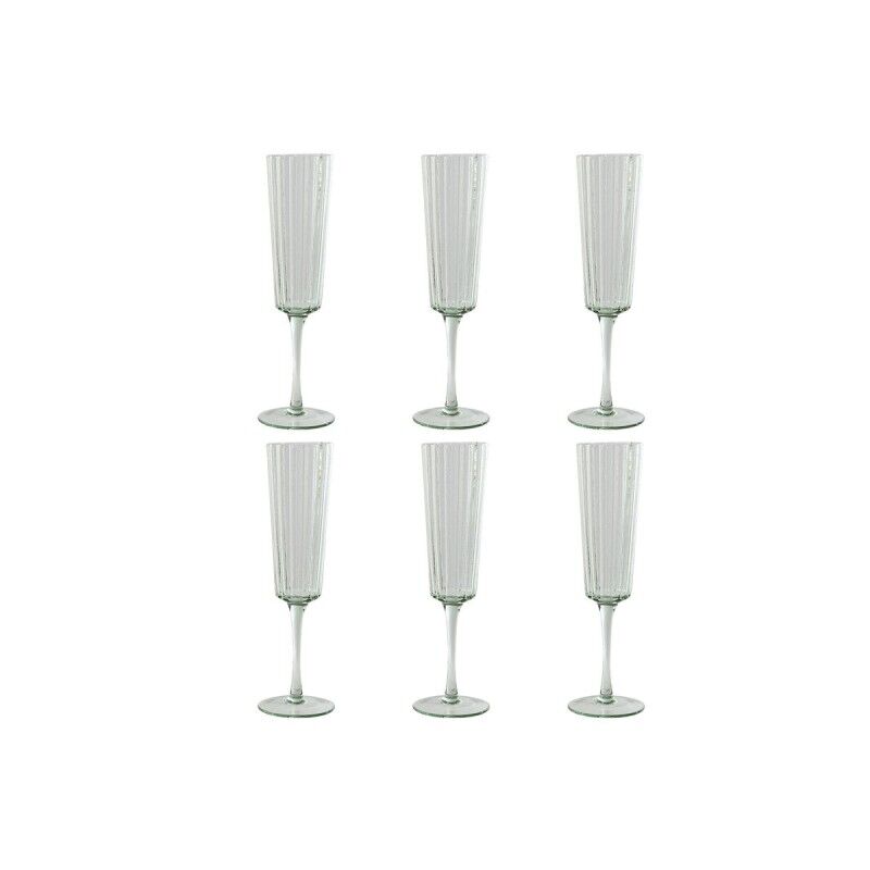 Set di Bicchieri Home ESPRIT Verde Cristallo 6 x 6 x 23,7 cm (6 Unità) Set di Bicchieri Home ESPRIT Verde Cristallo 6 x 6 x 23,7 cm (6 Unità)