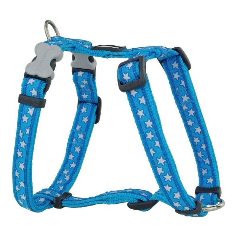 Imbracatura per Cani Red Dingo Style Turchese Stella Bianco 37-61 cm Imbracatura per Cani Red Dingo Style Turchese Stella Bianco 37-61 cm