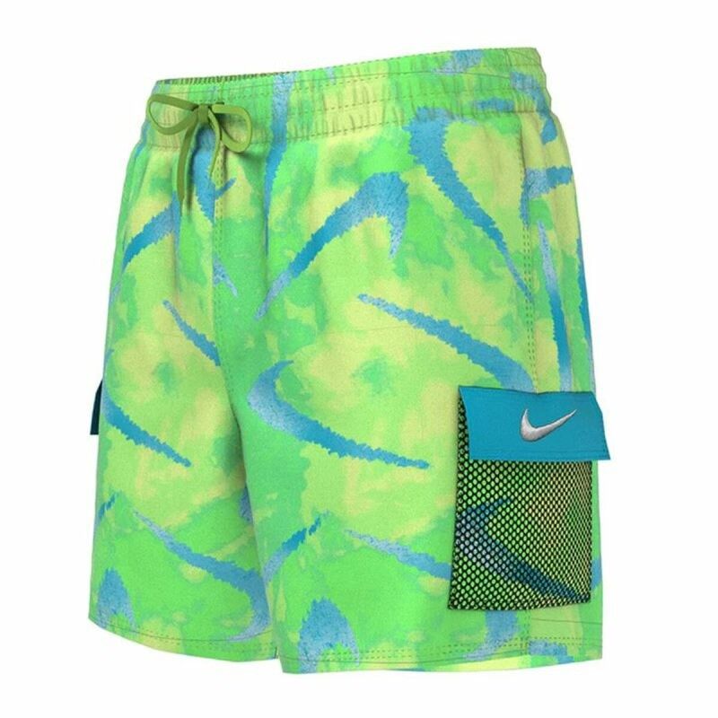 Pantaloncini Sportivi per Bambini Nike Verde limone Pantaloncini Sportivi per Bambini Nike Verde limone