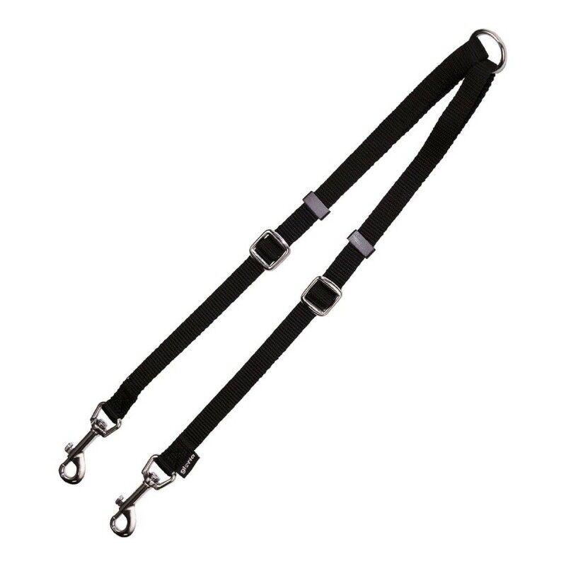 Gancio Guinzaglio 2 Cani Gloria Nero (1.6 x 35-56 cm) (1.6 x 35-56 cm) Gancio Guinzaglio 2 Cani Gloria Nero (1.6 x 35-56 cm) (1.6 x 35-56 cm)