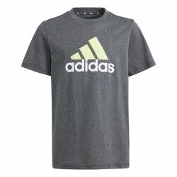Maglia a Maniche Corte per Bambini Adidas Essentials Big Logo Grigio