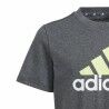 Maglia a Maniche Corte per Bambini Adidas Essentials Big Logo Grigio