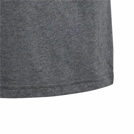 Maglia a Maniche Corte per Bambini Adidas Essentials Big Logo Grigio