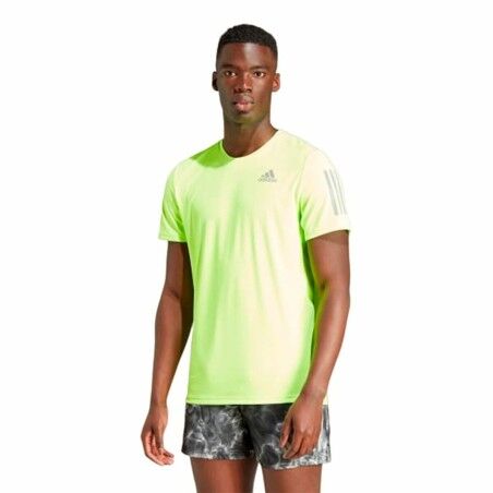 Maglia Adidas Own The Run Verde limone