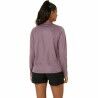 Camicia a Maniche Lunghe Donna Asics Core Ls Top Rosa Prugna