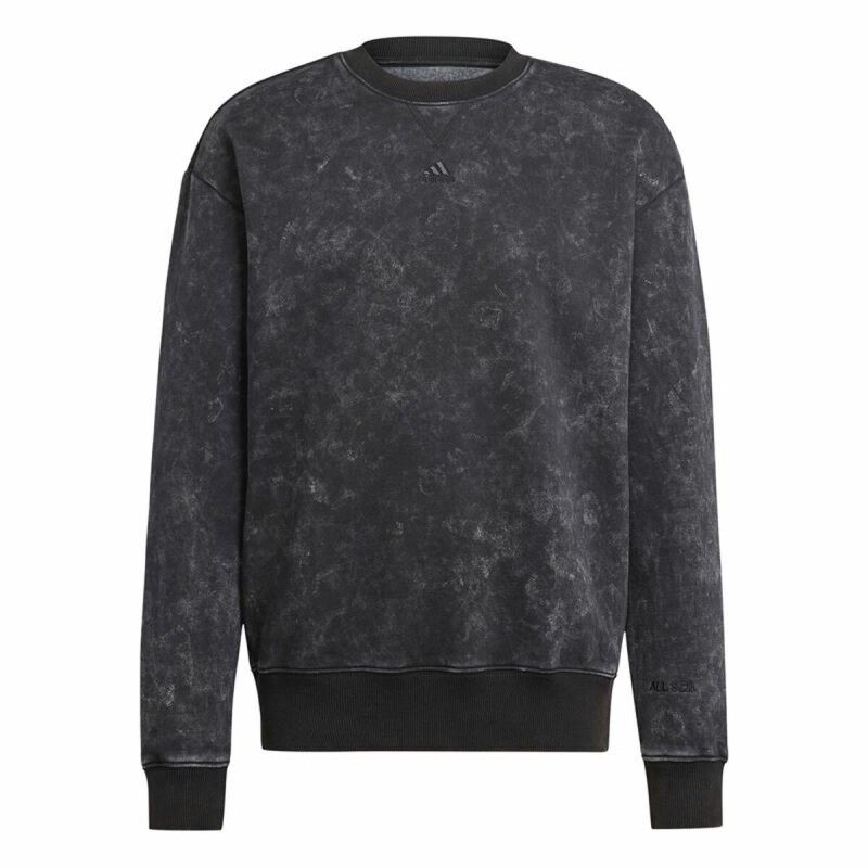 Felpa senza Cappuccio Uomo Adidas All Szn Grigio Felpa senza Cappuccio Uomo Adidas All Szn Grigio