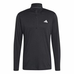 Felpa da Allenamento per Adulti Adidas Tr-Es+ 1I4Zip Nero