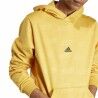 Felpa con Cappuccio Uomo Adidas Bl Hd Q4 Giallo