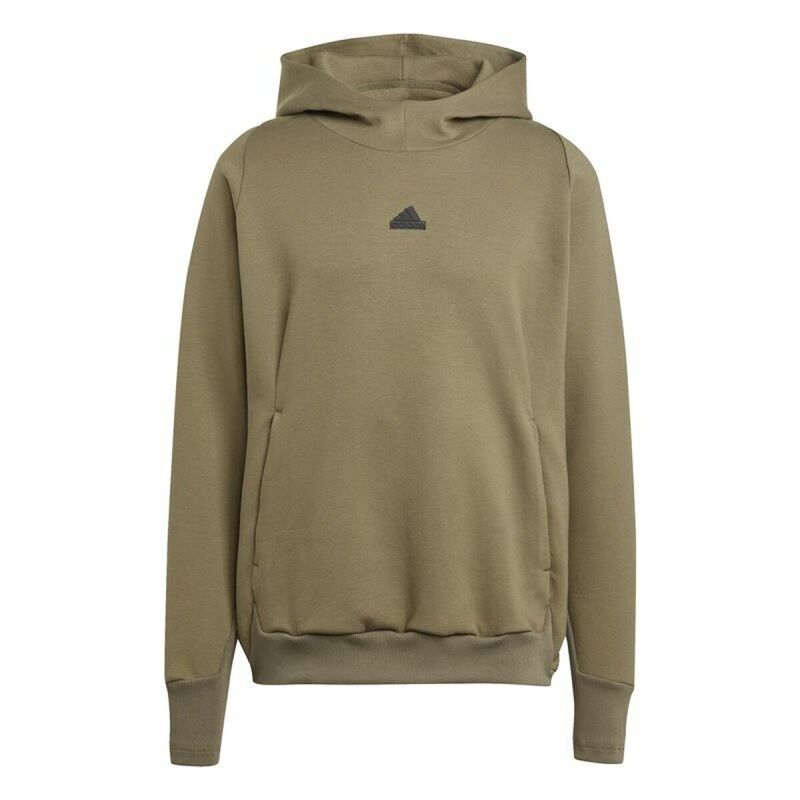 Felpa con Cappuccio Uomo Adidas Z.N.E. Pr Marrone Ocra Felpa con Cappuccio Uomo Adidas Z.N.E. Pr Marrone Ocra