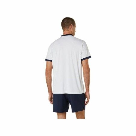 Polo a Maniche Corte Uomo Asics Court Bianco