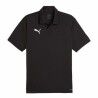 Polo a Maniche Corte Puma Individual Padel Nero