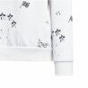 Felpa senza Cappuccio da Bambina Adidas Jg Bluv Q3Sweat Bianco