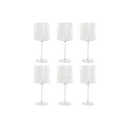 Set di Bicchieri Home ESPRIT Trasparente Cristallo 9,6 x 9,6 x 22,5 cm (6 Unità)