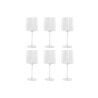 Set di Bicchieri Home ESPRIT Trasparente Cristallo 9,6 x 9,6 x 22,5 cm (6 Unità)