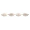 Set di piatti Home ESPRIT Marrone Beige Porcellana 20 x 20 x 4 cm