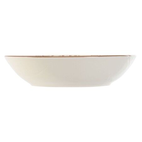 Set di piatti Home ESPRIT Marrone Beige Porcellana 20 x 20 x 4 cm