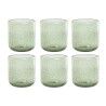 Set di Bicchieri Home ESPRIT Verde Cristallo 320 ml (6 Unità)
