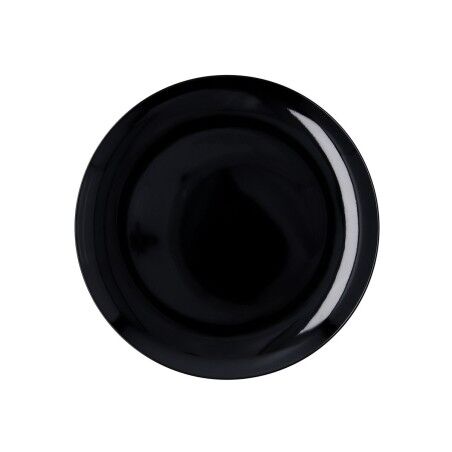 Piatto da pranzo Quid Select Basic Nero Melammina Ø 25 cm (24 Unità)