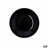 Piatto Fondo Quid Select Basic Nero Melammina 23 cm (24 Unità)