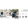 Ciotola per Aperitivi Quid Select Basic Nero Melammina 15 cm (24 Unità)