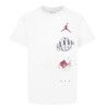 Maglia a Maniche Corte per Bambini Nike JDB AIR GLOBE JORDAN SS TEE 95D121 001 Bianco