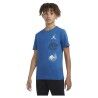 Maglia a Maniche Corte per Bambini Nike JDB AIR GLOBE JORDAN SS TEE 95D121 U1R Azzurro