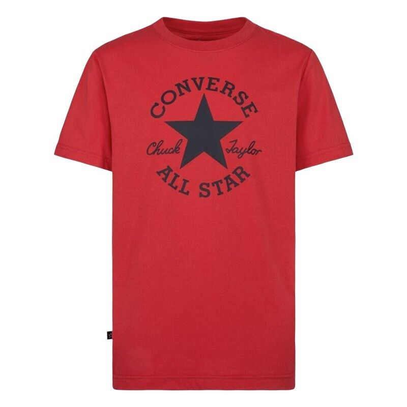 Maglia a Maniche Corte per Bambini Converse Sustainable Core Sse Rosso Maglia a Maniche Corte per Bambini Converse Sustainable Core Sse Rosso