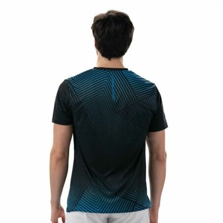 Maglia a Maniche Corte Uomo Drop Shot Abian Campa Nero Padel