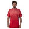Maglia a Maniche Corte Uomo Drop Shot Benara Arancio Padel