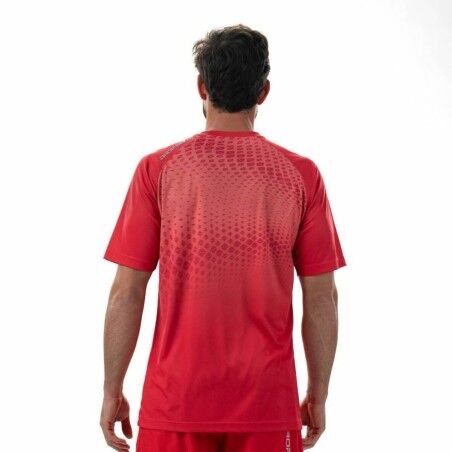 Maglia a Maniche Corte Uomo Drop Shot Benara Arancio Padel
