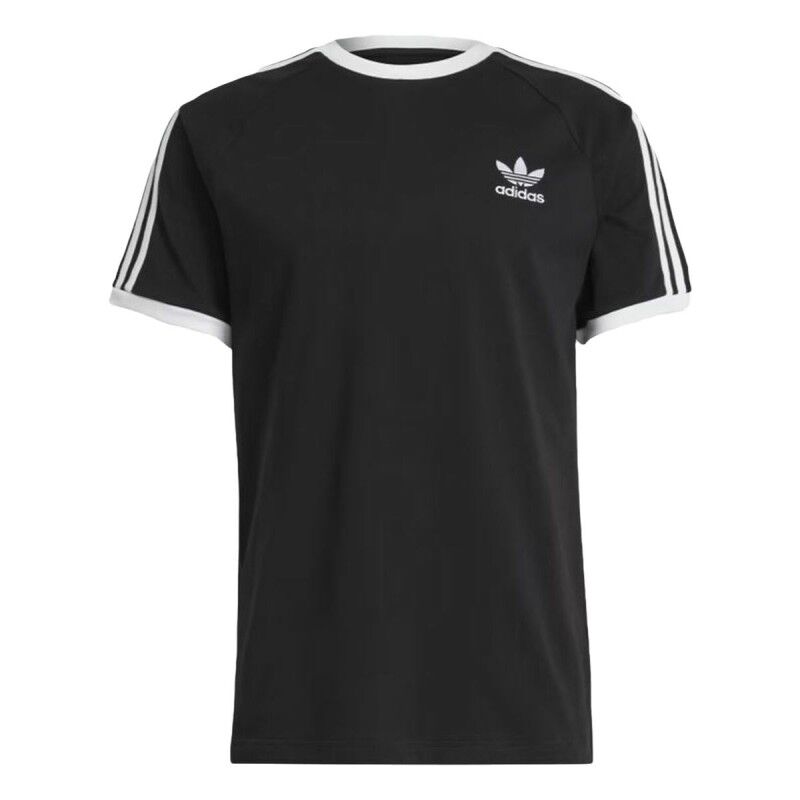 Maglia a Maniche Corte Uomo Adidas Nero Maglia a Maniche Corte Uomo Adidas Nero