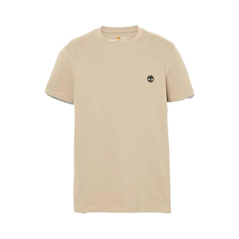 Maglia a Maniche Corte Uomo Timberland Beige Maglia a Maniche Corte Uomo Timberland Beige