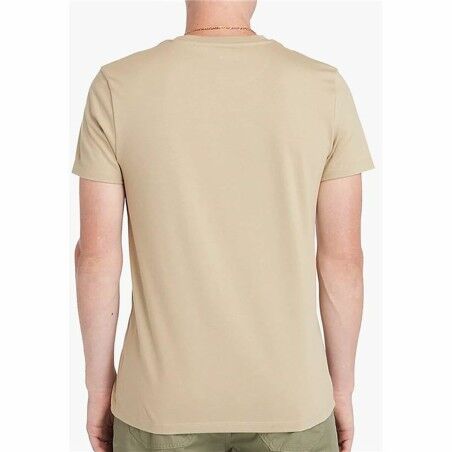 Maglia a Maniche Corte Uomo Timberland Beige