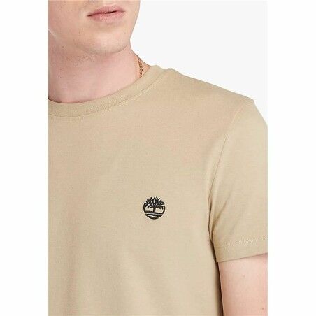 Maglia a Maniche Corte Uomo Timberland Beige