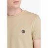 Maglia a Maniche Corte Uomo Timberland Beige