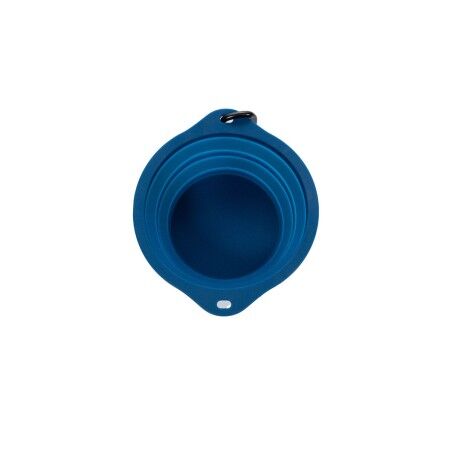 Ciotola Pieghevole per Animali Domestici Gloria Azzurro Silicone Alluminio 550 ml