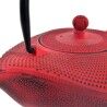 Teiera DKD Home Decor Rosso Nero Ghisa (1000 ml) (2 Unità)