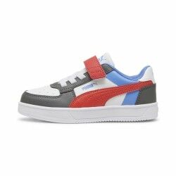 Scarpe da Tennis Casual Bambino Puma Caven 2.0 Block Cool Bianco Grigio
