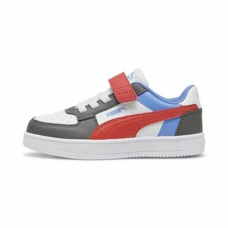 Scarpe da Tennis Casual Bambino Puma Caven 2.0 Block Cool Bianco Grigio